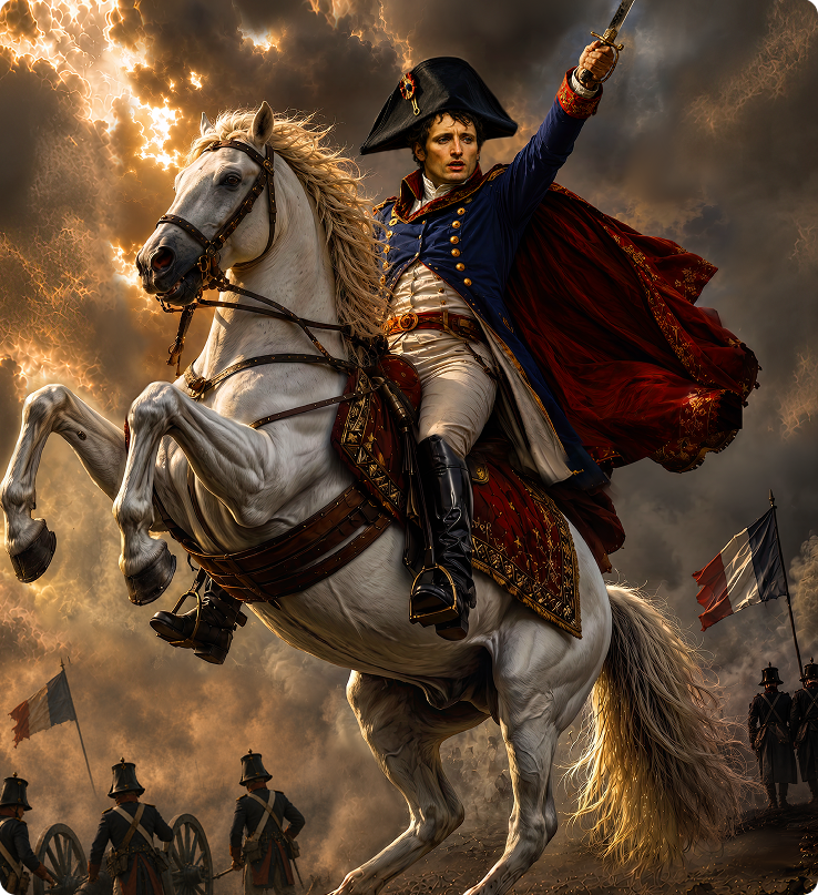 Napoleon Chess Battle Banner